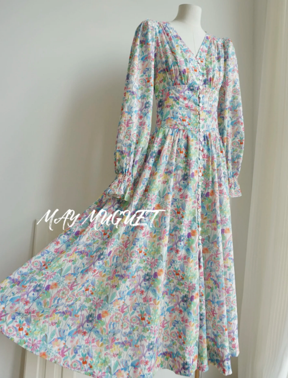 Spring Sunshine Floral Dress